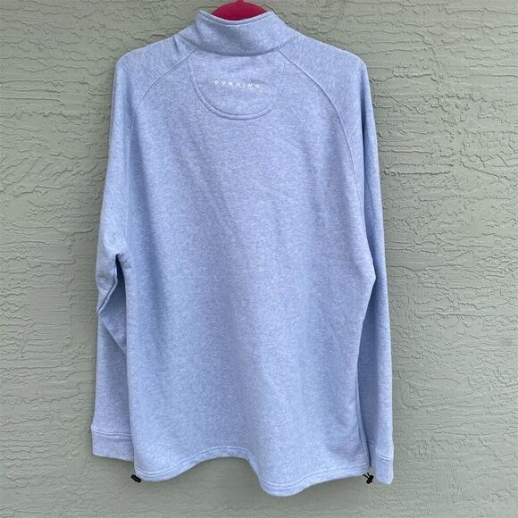 Dunning Men's 1/4 Zip Sweater Blue 2XL - Picture 2 of 10